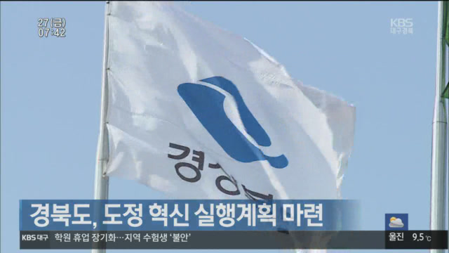 경북도, 도정혁신 실행계획 마련
