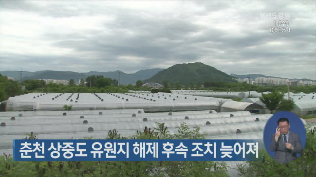 춘천 상중도 유원지 해제 후속 조치 늦어져